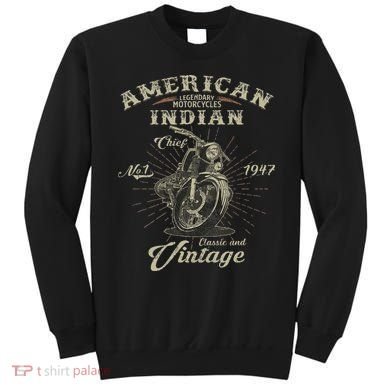 Retro American For Old Biker Sweatshirt