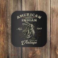Retro American For Old Biker Coaster thumb 0