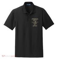 Retro American For Old Biker Dry Zone Grid Polo thumb 0