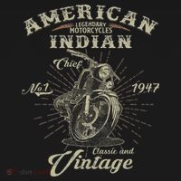 Retro American For Old Biker Dry Zone Grid Polo thumb 2