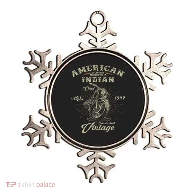 Retro American For Old Biker Ornament
