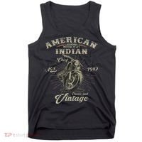 Retro American For Old Biker Tank Top thumb 0