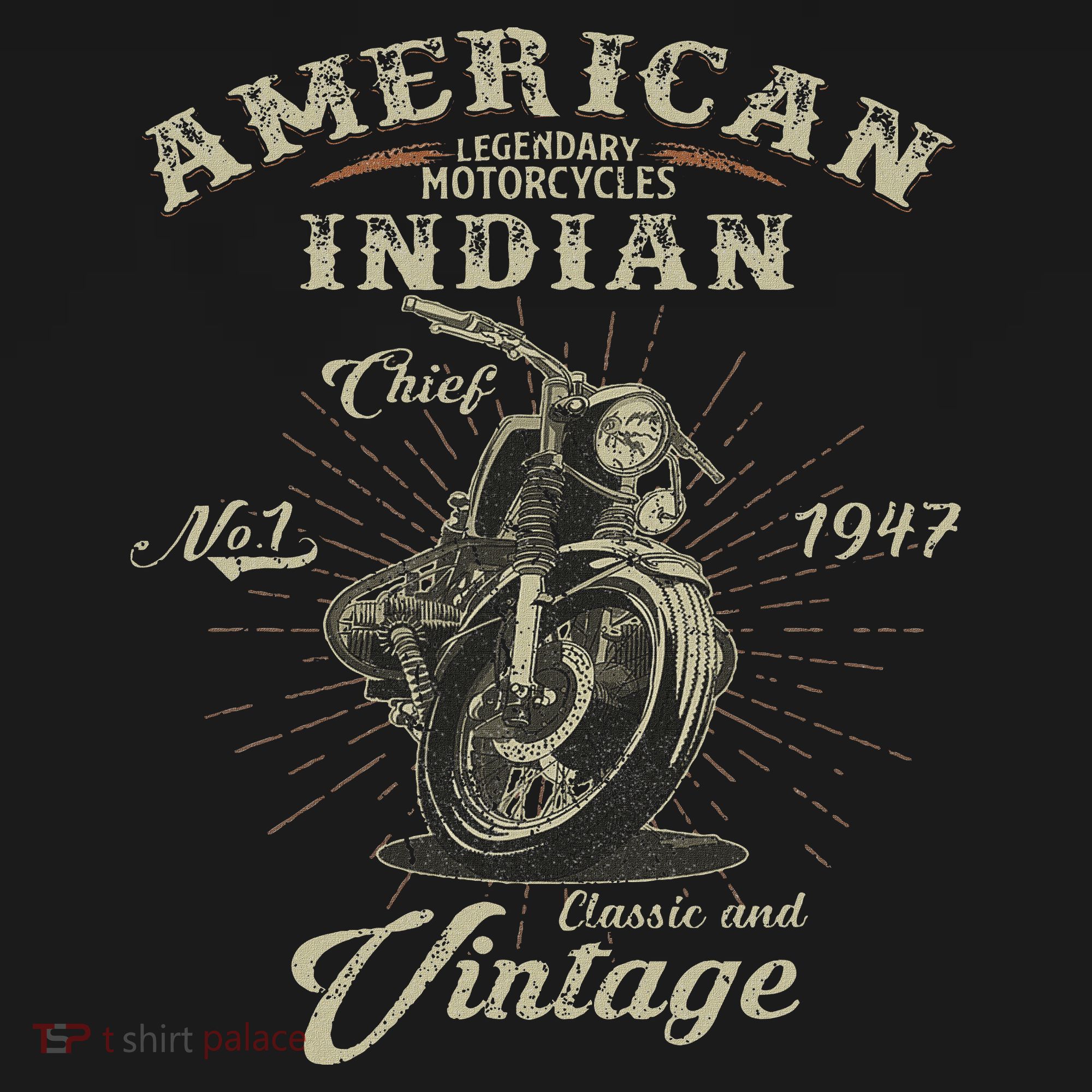 Retro American For Old Biker Tank Top