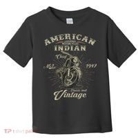 Retro American For Old Biker Toddler T-Shirt thumb 0