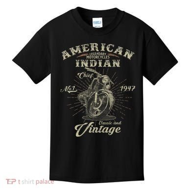 Retro American For Old Biker Kids T-Shirt