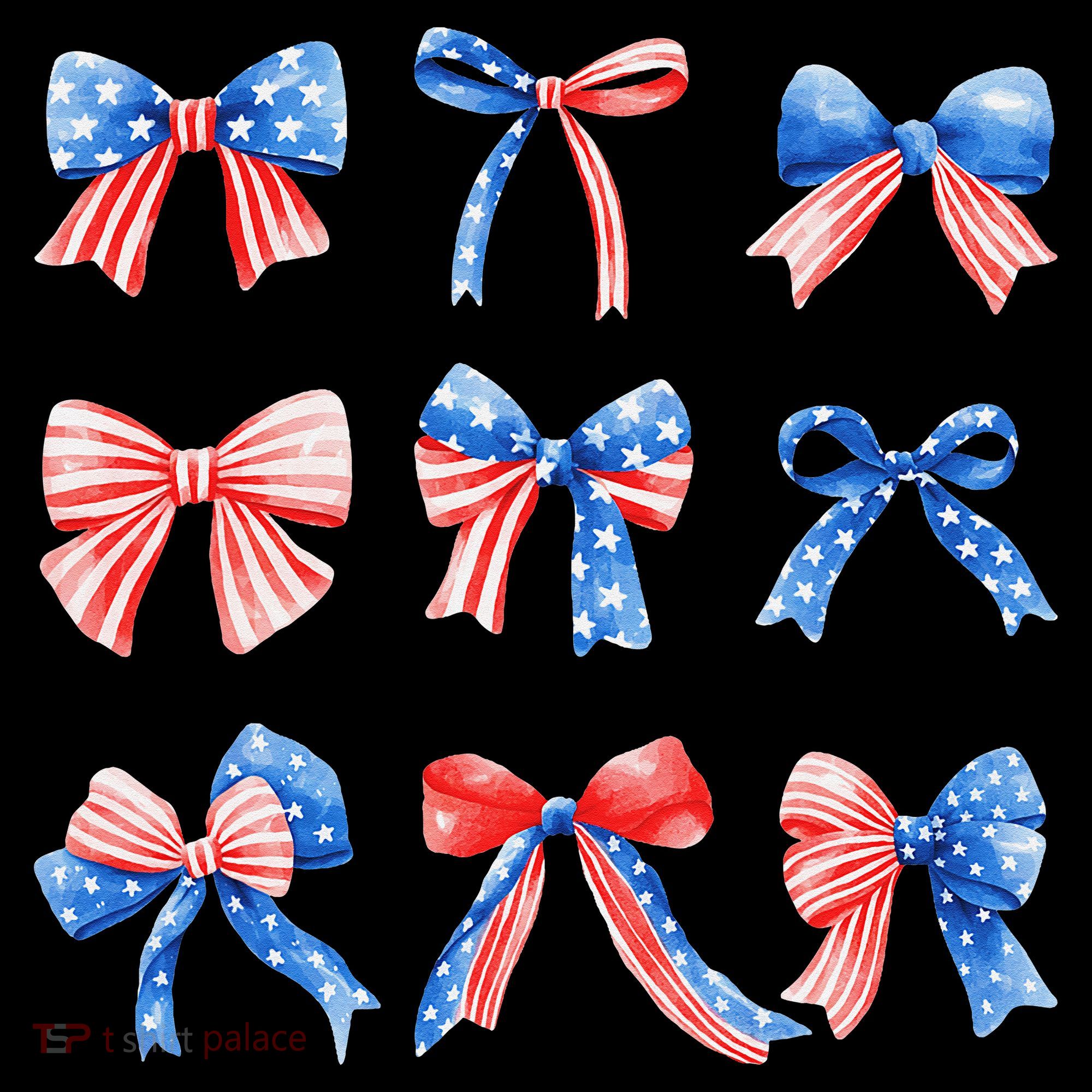 Retro American Flag Coquette Bow Patriotic 4th July Women Coffee Mug