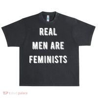 Real Are Feminists Pro Choice Social Justice Feminism Gift Urban Oversized Heavyweight T-Shirt thumb 0