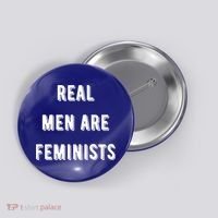 Real Are Feminists Pro Choice Social Justice Feminism Gift Button thumb 0