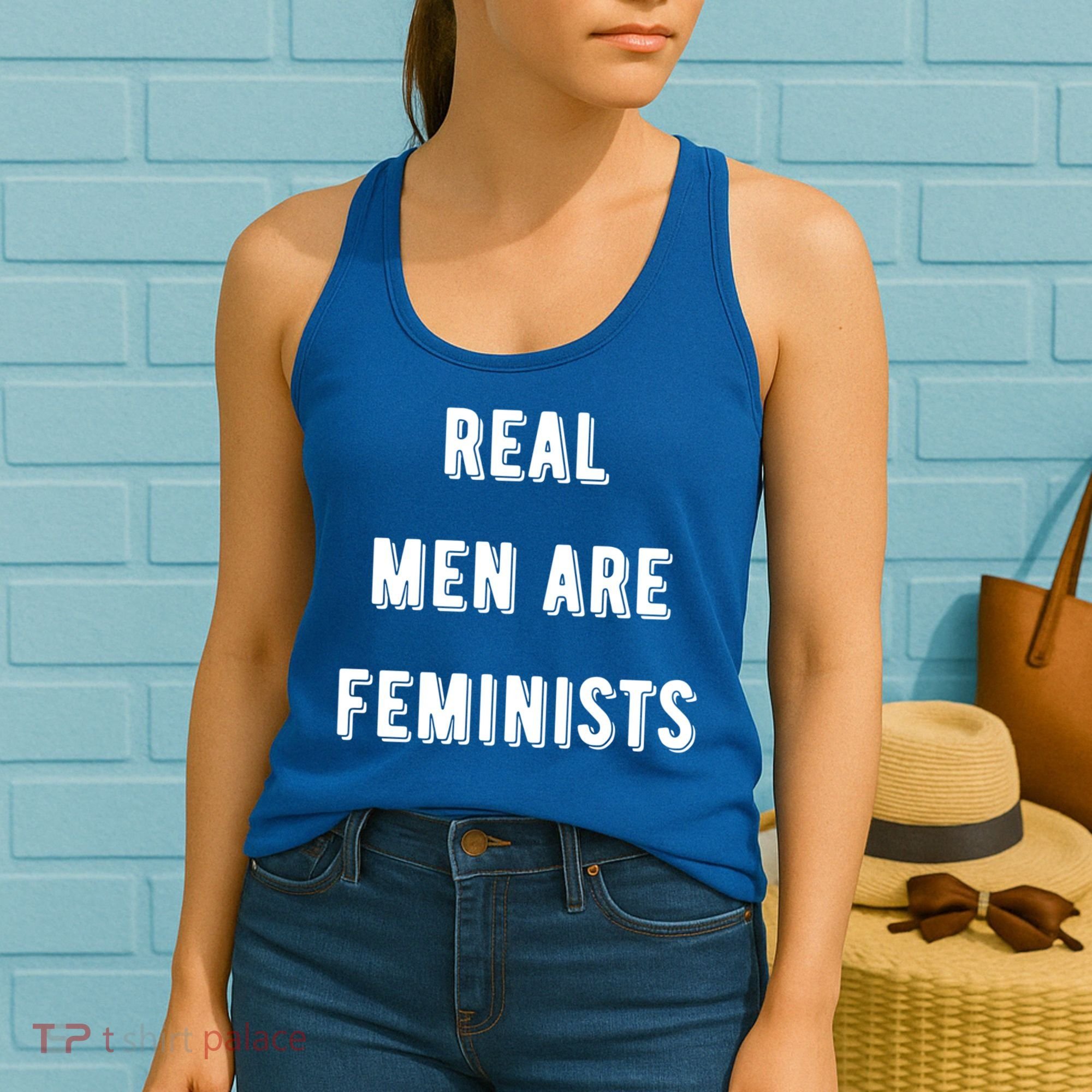 Real Are Feminists Pro Choice Social Justice Feminism Gift Women's Tank Top
