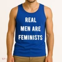 Real Are Feminists Pro Choice Social Justice Feminism Gift Tank Top thumb 3