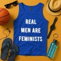 Real Are Feminists Pro Choice Social Justice Feminism Gift Tank Top thumb 4