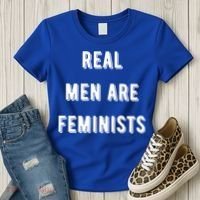 Real Are Feminists Pro Choice Social Justice Feminism Gift Women's T-Shirt thumb 3