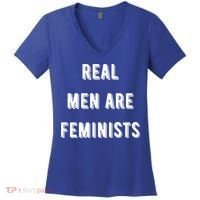 Real Are Feminists Pro Choice Social Justice Feminism Gift Women's V-Neck T-Shirt thumb 0