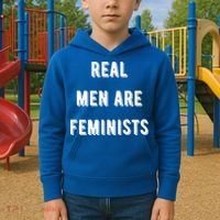 Real Are Feminists Pro Choice Social Justice Feminism Gift Kids Hoodie thumb 2