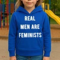 Real Are Feminists Pro Choice Social Justice Feminism Gift Kids Hoodie thumb 3