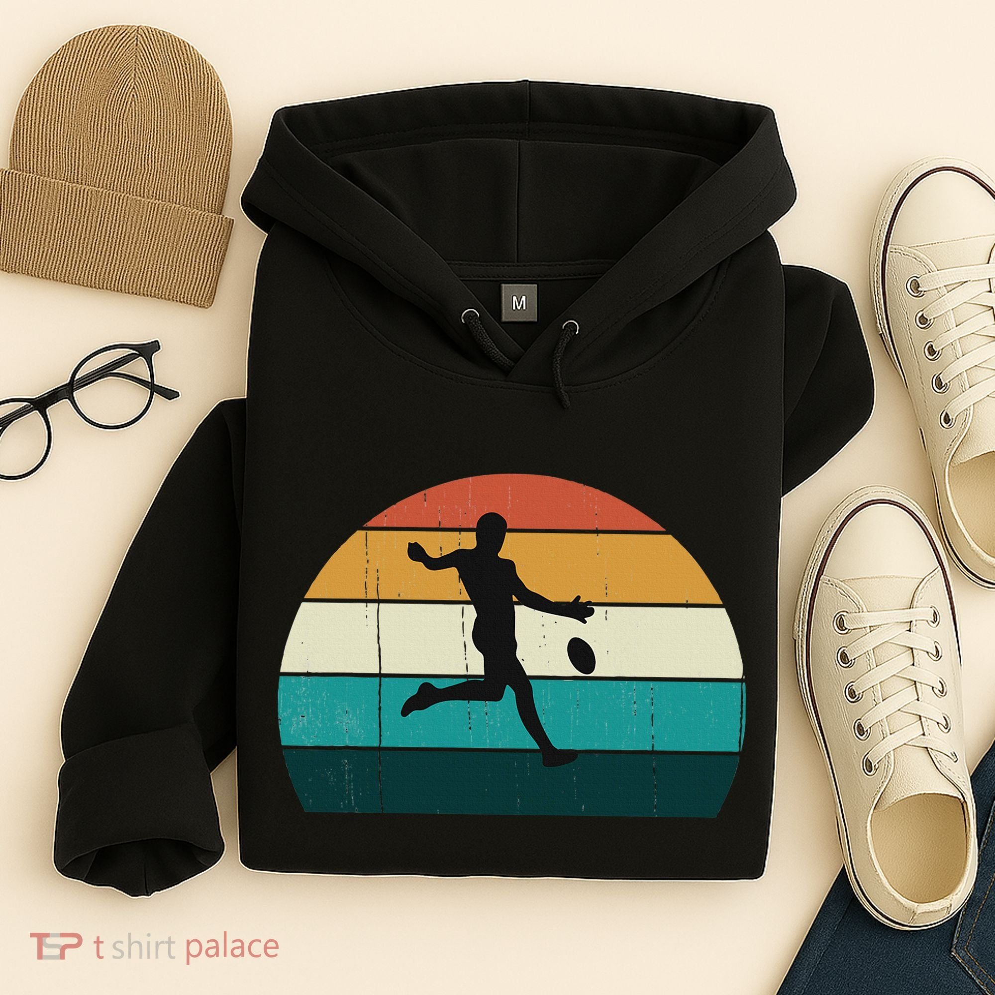 Retro Aussie Football Gift Australian Rules Footy Lovers Hoodie