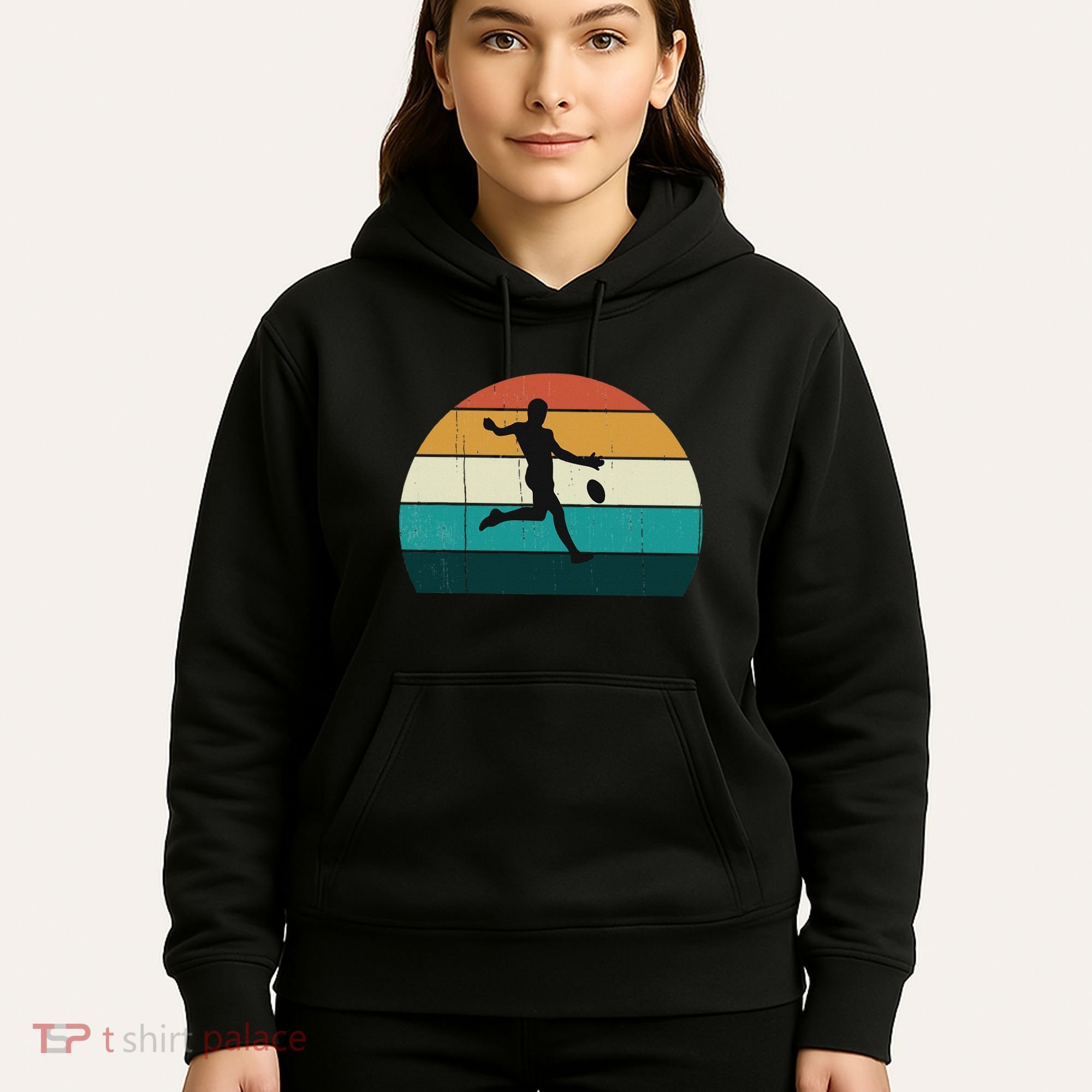 Retro Aussie Football Gift Australian Rules Footy Lovers Hoodie