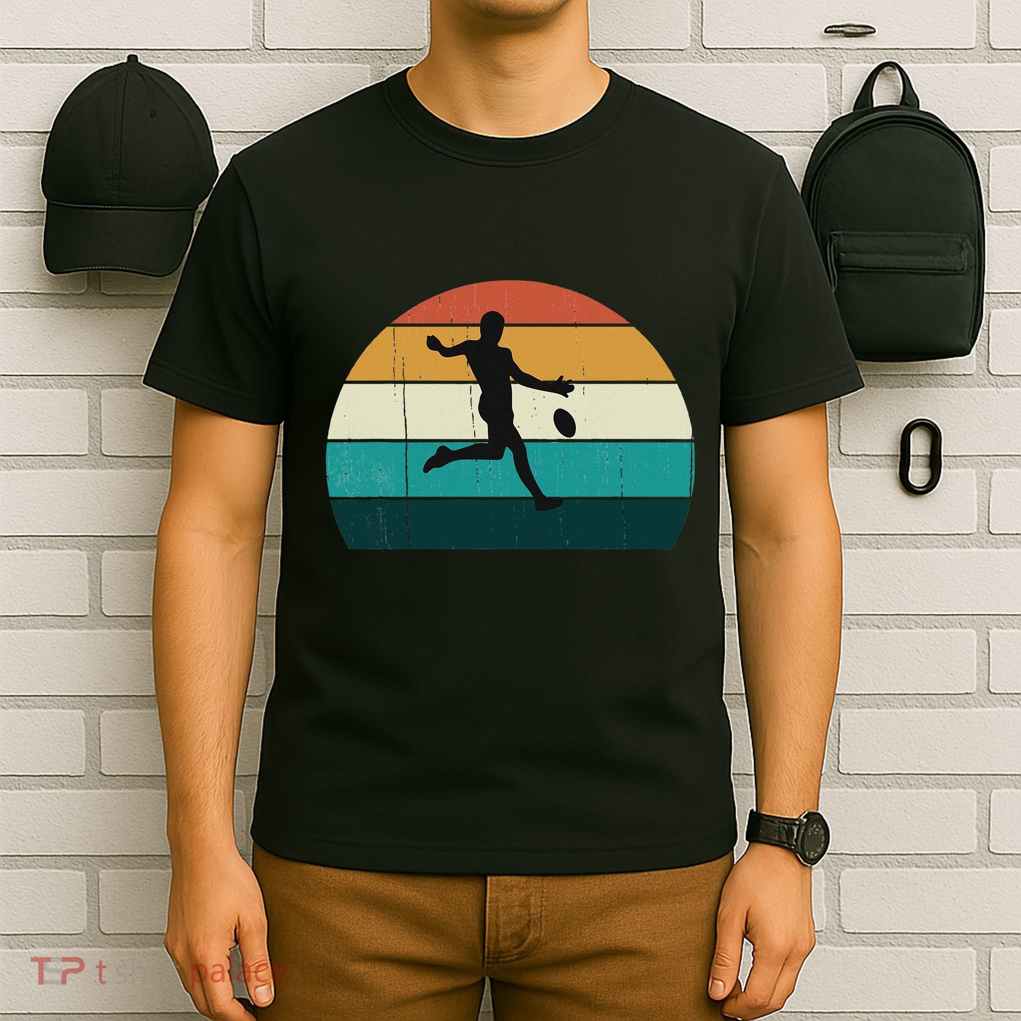 Retro Aussie Football Gift Australian Rules Footy Lovers T-Shirt