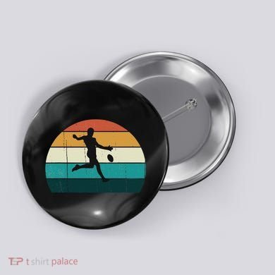 Retro Aussie Football Gift Australian Rules Footy Lovers Button