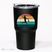 Retro Aussie Football Gift Australian Rules Footy Lovers Tumbler thumb 0