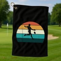 Retro Aussie Football Gift Australian Rules Footy Lovers Golf Towel thumb 1