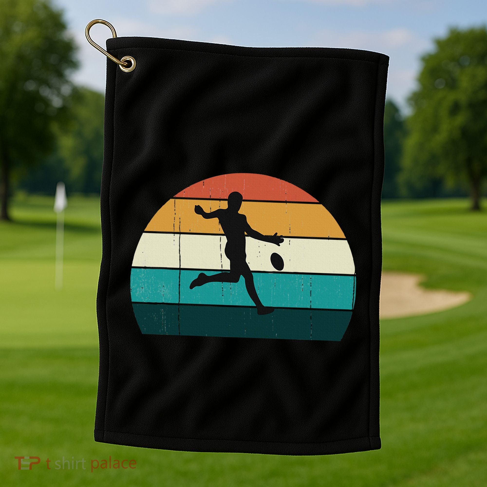 Retro Aussie Football Gift Australian Rules Footy Lovers Golf Towel