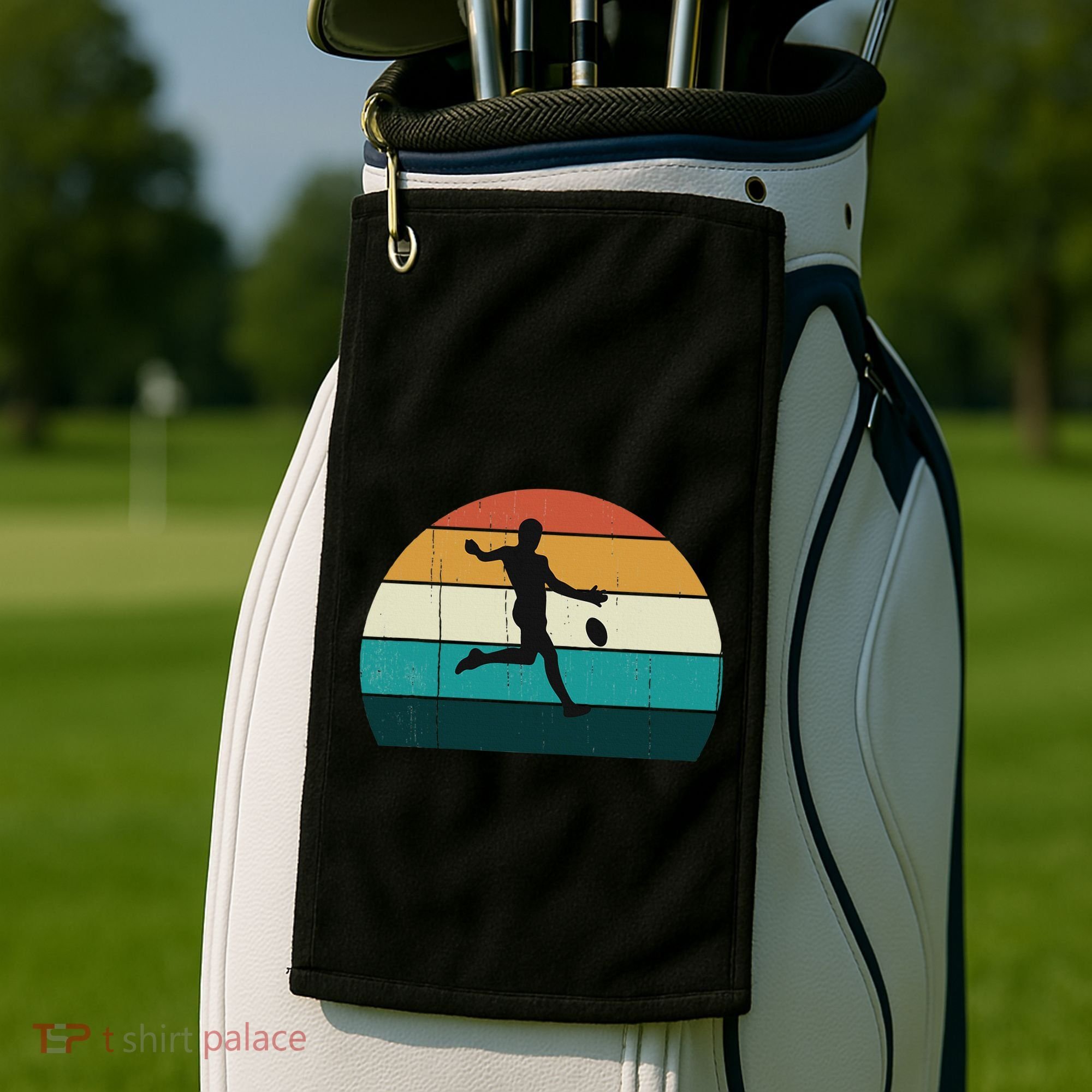 Retro Aussie Football Gift Australian Rules Footy Lovers Golf Towel