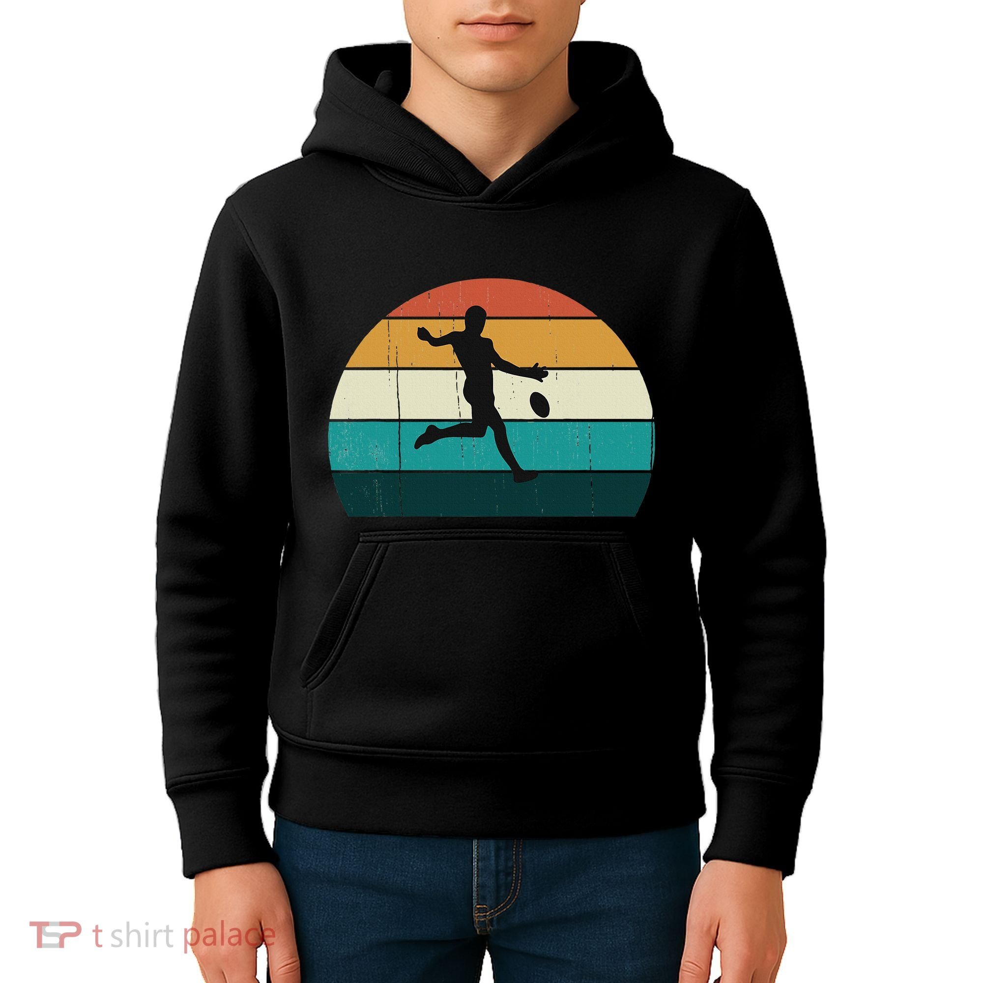 Retro Aussie Football Gift Australian Rules Footy Lovers Kids Hoodie