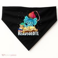 Readsolotl Axolotl Funny Reading Fish Books Lizard  USA-Made Doggie Bandana thumb 0