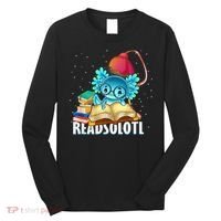 Readsolotl Axolotl Funny Reading Fish Books Lizard  Long Sleeve Shirt thumb 0