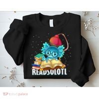 Readsolotl Axolotl Funny Reading Fish Books Lizard  Sweatshirt thumb 2