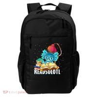 Readsolotl Axolotl Funny Reading Fish Books Lizard  Backpack thumb 0