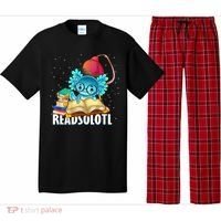 Readsolotl Axolotl Funny Reading Fish Books Lizard  Pajama Set thumb 0