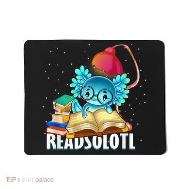 Readsolotl Axolotl Funny Reading Fish Books Lizard  Mousepad