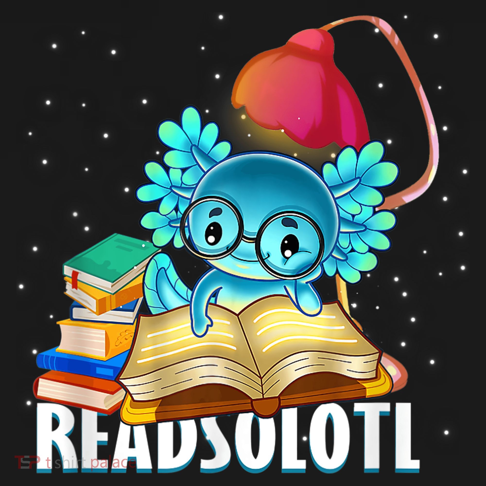 Readsolotl Axolotl Funny Reading Fish Books Lizard  Ornament