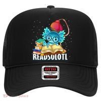 Readsolotl Axolotl Funny Reading Fish Books Lizard  Hat thumb 0