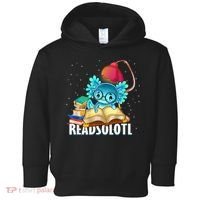 Readsolotl Axolotl Funny Reading Fish Books Lizard  Toddler Hoodie thumb 0