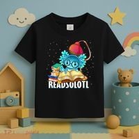 Readsolotl Axolotl Funny Reading Fish Books Lizard  Toddler T-Shirt thumb 3