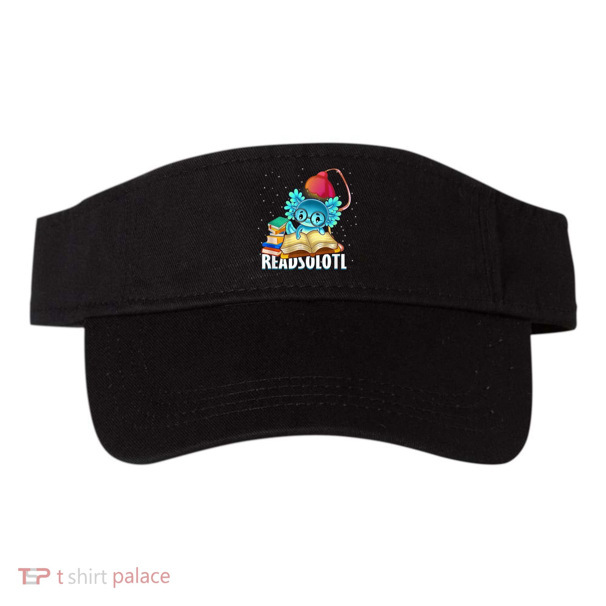Readsolotl Axolotl Funny Reading Fish Books Lizard  Visor