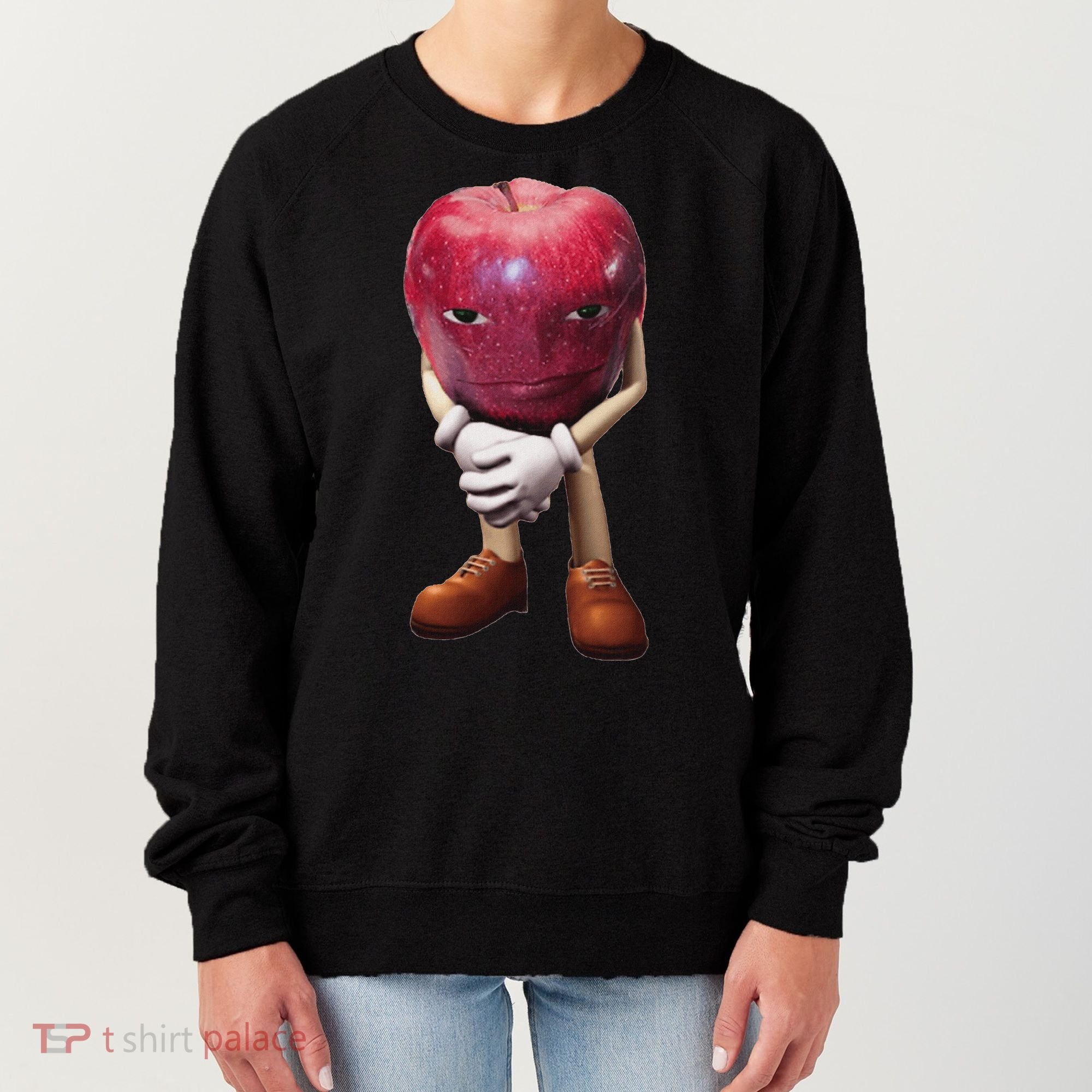 Rizz Apple Funny Meme Women's Sweatshirt