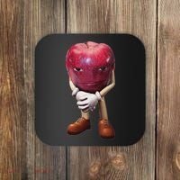 Rizz Apple Funny Meme Coaster thumb 0