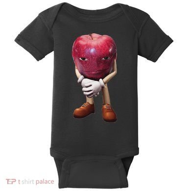 Rizz Apple Funny Meme Baby Bodysuit