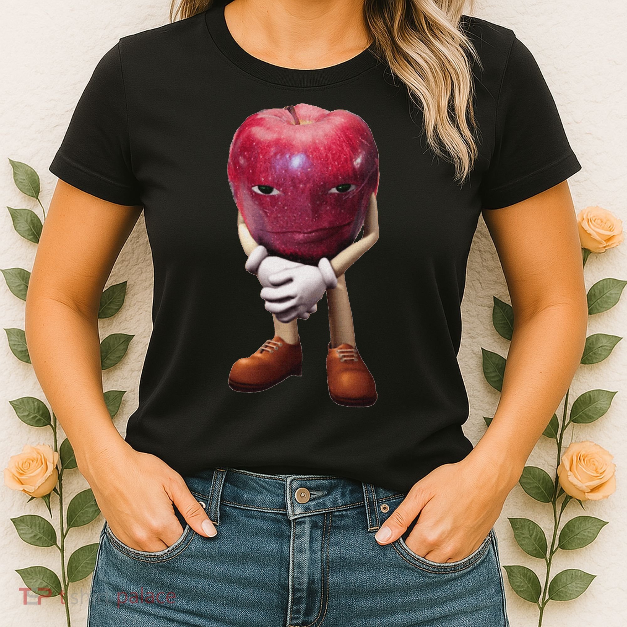 Rizz Apple Funny Meme Women's T-Shirt