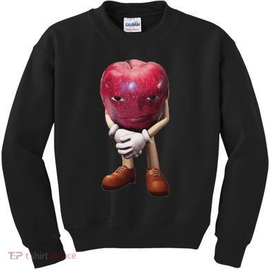 Rizz Apple Funny Meme Kids Sweatshirt