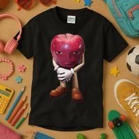 Rizz Apple Funny Meme Kids T-Shirt thumb 3