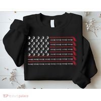 Retro American Flag Golf Gift for Golfer Funny Golf Club Sweatshirt thumb 2