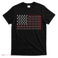 Retro American Flag Golf Gift for Golfer Funny Golf Club T-Shirt thumb 0