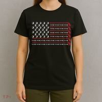 Retro American Flag Golf Gift for Golfer Funny Golf Club T-Shirt thumb 4