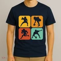 Retro American Football I Aesthetic I Football T-Shirt thumb 3