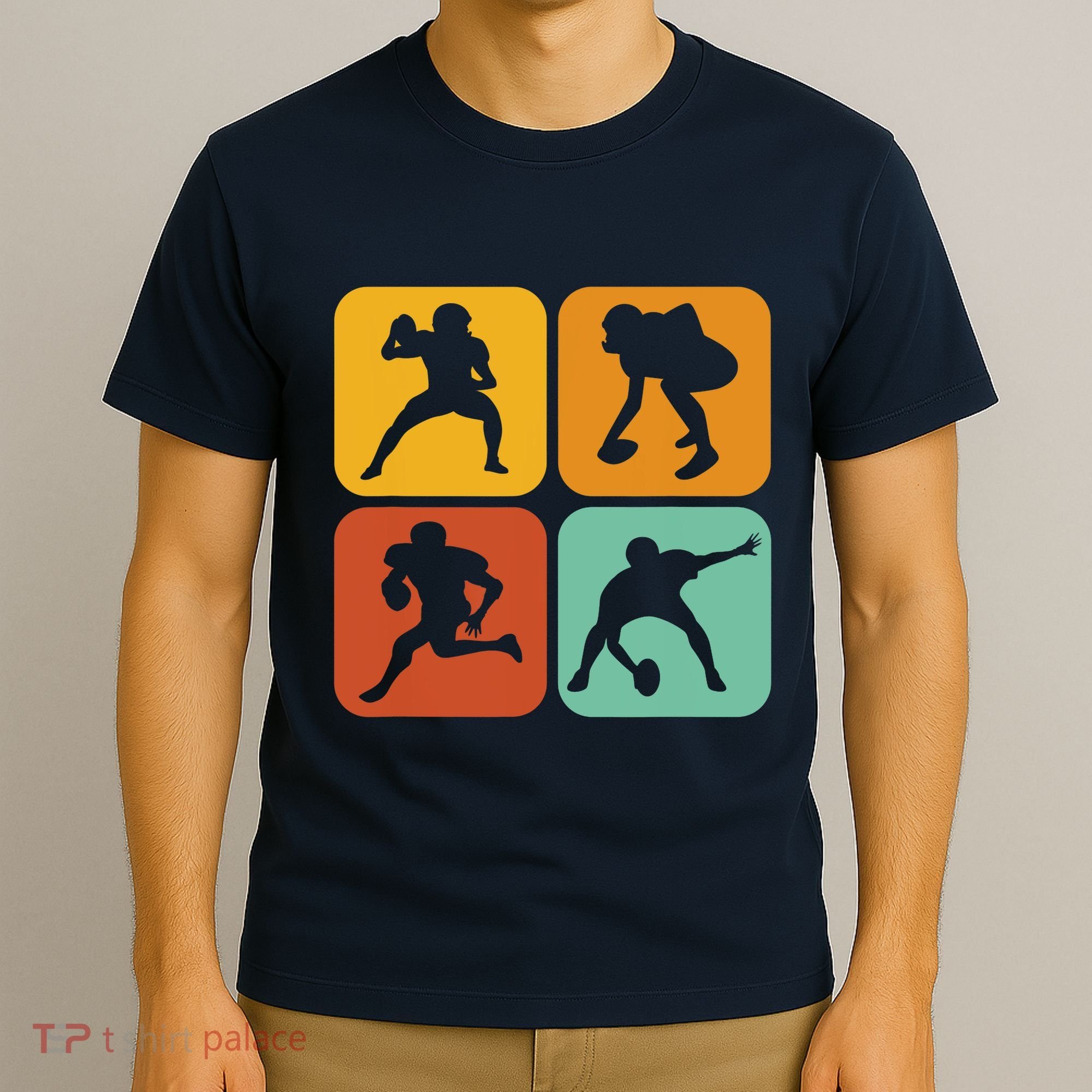 Retro American Football I Aesthetic I Football T-Shirt